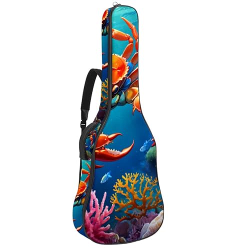 Sac de transport étanche pour guitare 101,6 cm à poches multiples