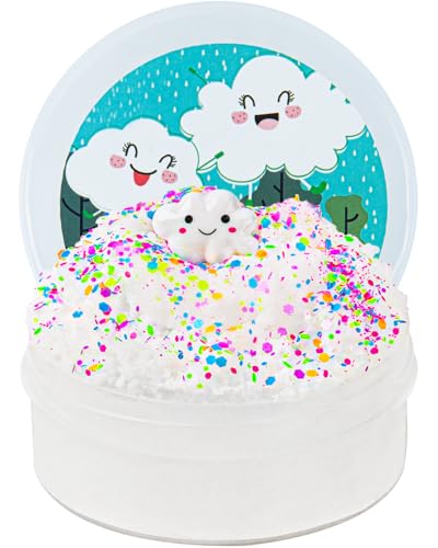 Cloud Slime, Glow in The Dark Slime Includes Glowing Slices, Slimes Party Favors for Kids, Slimes Sensory Toys, Birthday Hallowmas Gift for Girls and Boys Ages 8-12