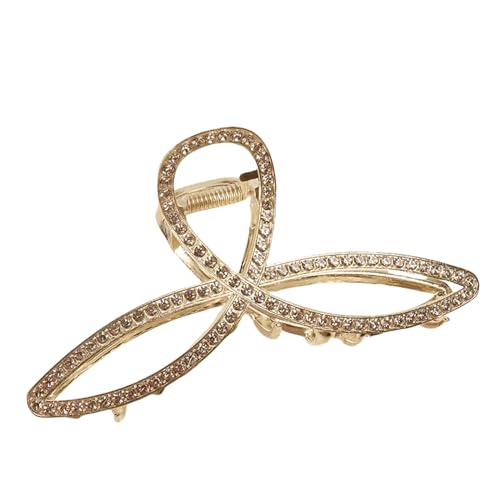 Pince à griffes fleur pour coiffure femme avec perles nacrées blanches