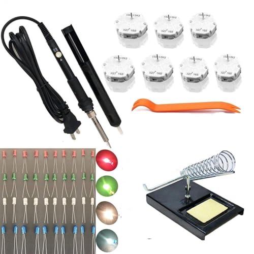 Dr.Roc Instrument Cluster Gauge Stepper Motor Repair Kit Fits X27 168 03 to 06 with 7 Stepper Motors Soldering Iron Solder Sucker Compatible with Chevy Silverado GM GMC