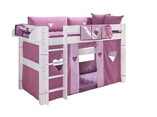 Preisvergleich Produktbild Dolphin Vorhang für Midisleeper Herz, Nische 104cm