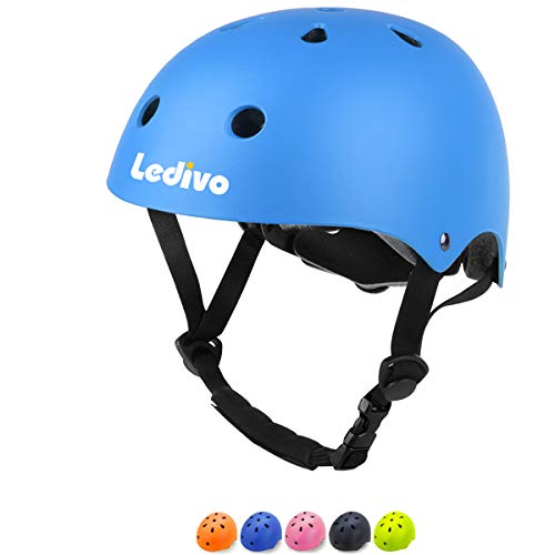 Save %11 Now! LEDIVO Kids Bike Helmet Toddler Helmet Adjustable Kids Helmet CPSC Certified Ages 3-8 ...