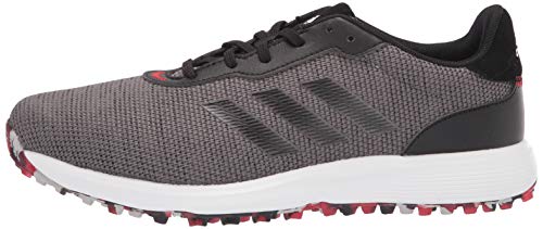Adidas Mens Golf Shoe, Grey/Black/Scarlet, 11.5 Us #TOP7