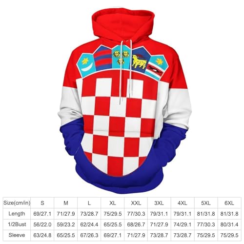 Sweat Croatie imprimé 3D fini les pulls ternes adoptez le look unisexe