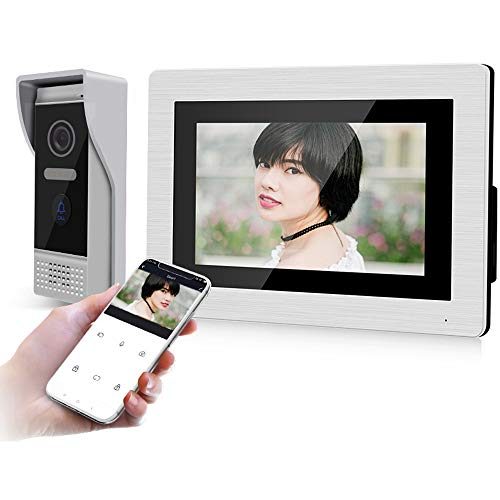 Jeatone 7 Inch Wired WiFi IP Video Door Phone Doorbell Intercom Entry System