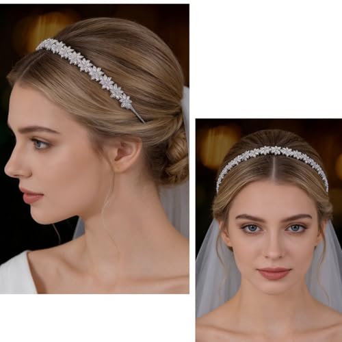 Coronas de circonita y diademas para bodas ceremoniales 6