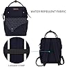 KROSER Sac à Dos pour Ordinateur Portable 15.6" Scolaire Élégant avec Port de Chargement USB Imperméable pour Voyage/Affaires/Collège/Femmes/Hommes Laptop Backpack-Bleu #5