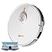 Produktbild Rwlre Roboter-Staubsauger, 6000pa LDS-Navigations-Roboter-Staubsauger APP Virtual Wall, Breakpoint-Reinigung, Draw-Reinigungsbereich, Wischwäsche (Color : White, Size : EU)