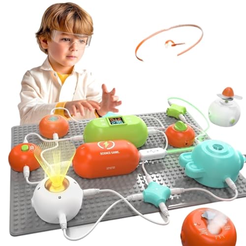 GTGXZX Kit de Aprendizaje Science Kits For Kids Electronics Exploration Kit Circuit Parts Educational Toy Ciencia Educativa