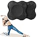 Almohadillas Rodilla Yoga Cojín Rodilleras De Yoga Almohadilla Antideslizante Estera De Espuma Para La Rodilla De Yoga Protege Manos y Muñecas Para Gimnasia, Estiramientos, Aeróbic(2 Piezas)
