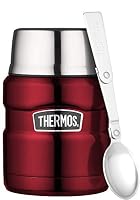 Thermos Stainless King Vacuum Insulated Food Jar, 470ml, Red, SK3000RAUS