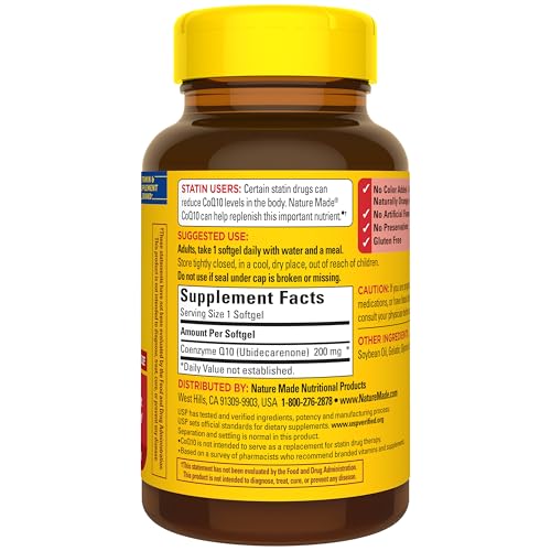 Nature Made CoQ10 200mg Softgels for Heart Health Support, 80 Softgels - image 8