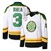 Men's Ross The Boss #3 Rhea Hockey Jersey St John's Shamrocks Ice Hockey Shirts with EMHL Patch White XL
