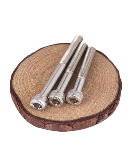 Vis à tête cylindrique M4 demi-filetée Allen hexagone creux en acier carbone 12.9