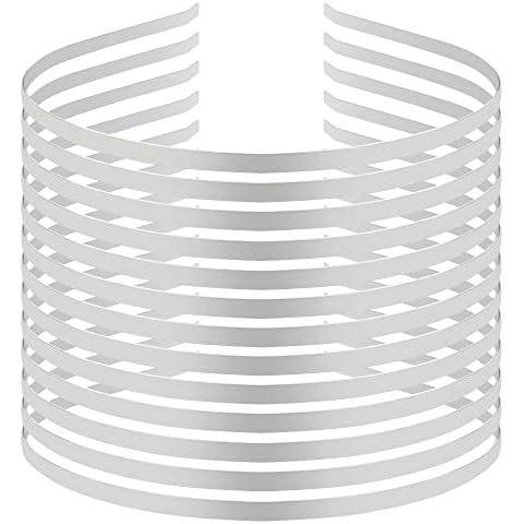 24 Pieces Smooth Metal Headbands Blank Metal Headbands DIY Craft Wire Frame Hairband for Women Hair Accessory Cover