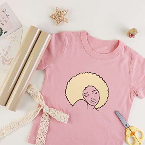 Image of Tintnut Camel Color Heat Transfer Vinyl Roll,10 inchx6ft Iron on Vinyl | Skin Tone PU HTV,easy cut & weed,stretch washable,works with iron & heat press for fabric crafts