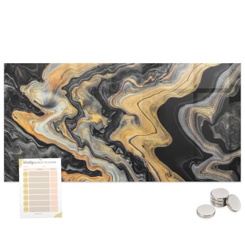 Cristal templado magnético de pared con diseño de lujo para cartelera informativa