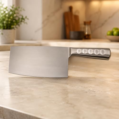 Image of Stainless Steel Hand Grater with Ergonomic Handle | Multipurpose Vegetable, Cheese & Fruit Grater for Kitchen Use | Durable & Easy-to-Clean Flat Grater (CLVR-KNIF)