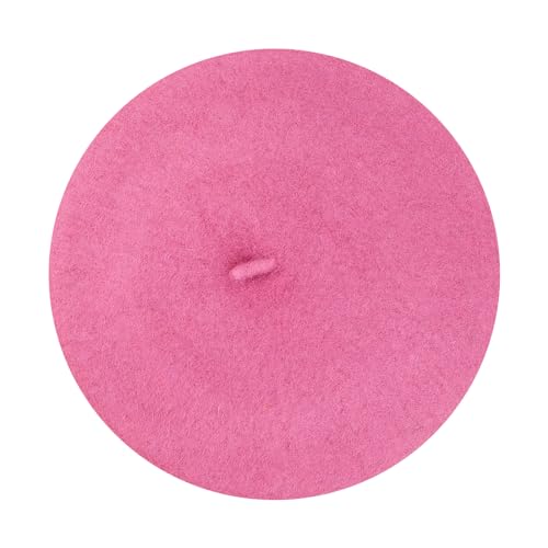 Image of Klong Women Wool Beret Hat French Style Solid Color