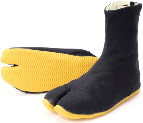 Japanese Kids Tabi Shoes 5 Clips Black