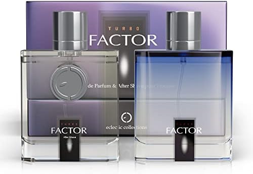 Eclectic Collections Mens Cologne Gift Set Eau de Parfum and After Shave, 100ml/3.4oz Each