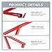 Car Front Brace Bar Compatible With Subaru WRX Vb My22+ 2022+ Aluminum Alloy Front Strut 29.53inch Easy To Install Car Exterior Accessories(Red.)