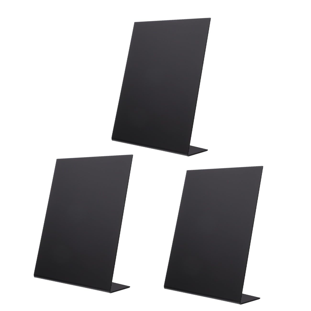 STOBOK 3stücke Kreidetafel Für Hochzeiten Und Partys Kleine Dekorative Nachrichtentafel Für Zuhause Einseitige Präsentation Kreatives Design Schwarz Für Tischdekoration