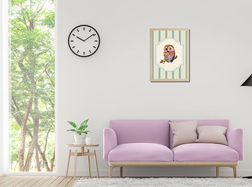 Image of Modern Scenery Bird Wall Art Frame | Pinterest Inspired Aesthetic Wall Decor | Bird Photo Frame | Ready to Hang Minimal Nature Frame for Living Room Bedroom & Office | (Design 1)