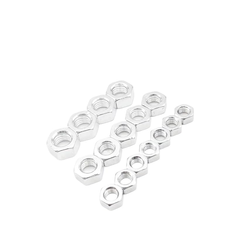 M3 M4 M5 M6 M8 M10 M12 M14 M16 Aluminum Alloy 6061 Hexagon Nuts Hex Nut DIN934 (50,M12 x 1.75mm)