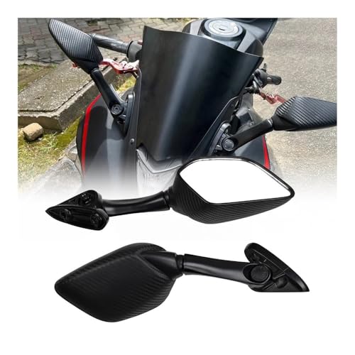 Espejos retrovisores para YZF-R25 con cristal antirreflejo y amplio campo visual 7