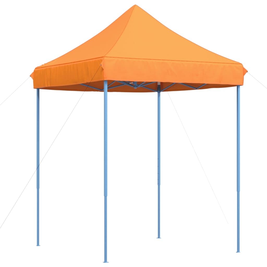 Pomarańczowy składany namiot Pop-Up 200x200x306 cm na imprezy plenerowe