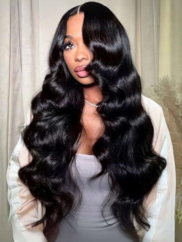 Image of Beauty Forever 13x4 Pre Everything Lace Frontal Glueless Wig Human Hair Pre Plucked Pre Cut Body Wave Bye Bye Knots Wigs with Elastic Drawstring 30s Ready to Wear Wig for Women 150% Density 18 Inch