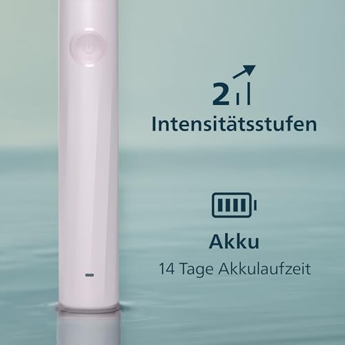 Philips Sonicare Series 2100 Elektrische Zahnbürste – Schallzahnbürste mit zwei Intensitätsstufen, EasyStart-Funktion, SmarTimer, 14 Tage Laufzeit, Reiseetui, Rosa, HX4023/03, [Neu] 4