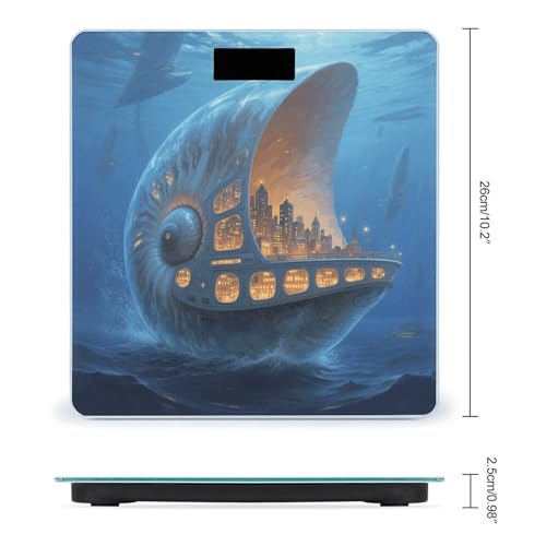 Báscula digital de baño Nautilus City Ship 400 lb miniatura 2