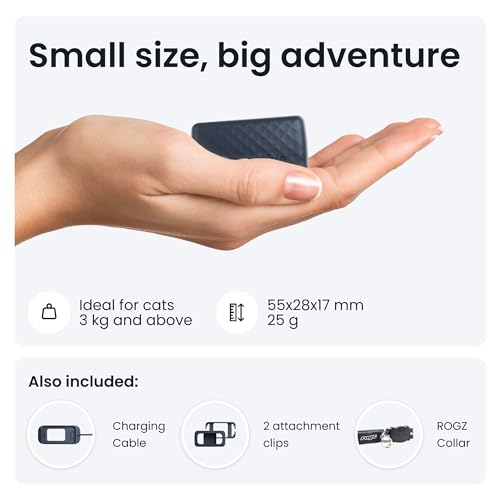 Tractive Smart Cat Tracker Mini, Cat tracker (Dark Blue) - Image 4