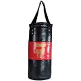 Der hochwertige Boxsack mit stabiler Vierpunkt-Gurtaufhängung wurde von Kampfsport-Spezialisten entwickelt. Das Obermaterial ist aus 100% strapazierfähigem Kunstleder. Für eine noch bessere Schlagkraftverteilung ist der Kinderboxsack mit sehr klein geschnittenen Textilstreifen gefüllt.