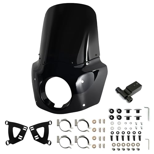 Pare-Brise 15 Pouces pour Harley Softail Street Bob FXBB Standard FXST