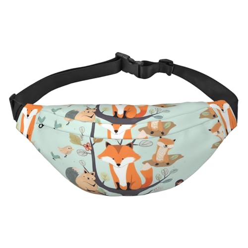 Sac banane renard et ours pour festival et balades urbaines tendances