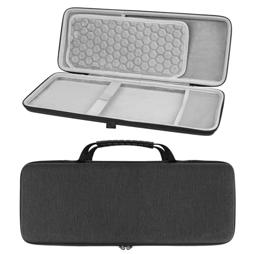 GEEKRIA Keyboard and Mouse Combo Case, Compatible with Logitech MX Mechanical Mini, Keychron K3 Version 2, LOFREE Flow84, MelGeek O2, Flow Lite 84, Portable Hard Shell Travel Bag (Dark Gray) - Thumbnail 2