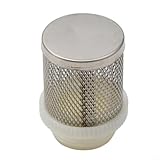 Stainless Steel Pump Suction Strainer Basket with Plastic Threaded Connector, Hose Filter for Garden Watering Equipment, Rain Bucket Accessories, Agriculture, Lawn Industrial Irrigation Use(3/4inch)