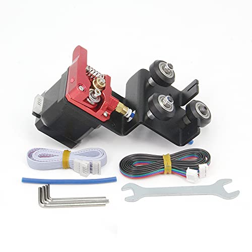 Befenybay Upgrade 3D-Drucker Direct Extruder Support Kit mit Schrittmotor Easy Print Flexible Filament für Creality Ender-3, Ender 3 Pro,CR-10,CR-10S (Stützplatten-Kit mit Motor) Cover