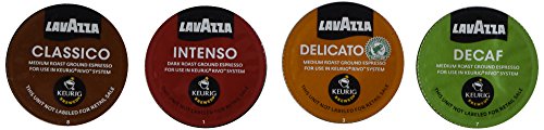 30 Cup Lavazza Espresso Sampler for Keurig Rivo Includes All 4 Varieties by Custom Variety Pack