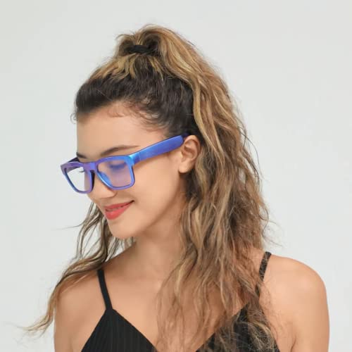 Image of OhO Bluetooth Glasses,Voice Control and Open Ear Style Smart Glasses to Listen Music and Calls,UV400 Protection Lens