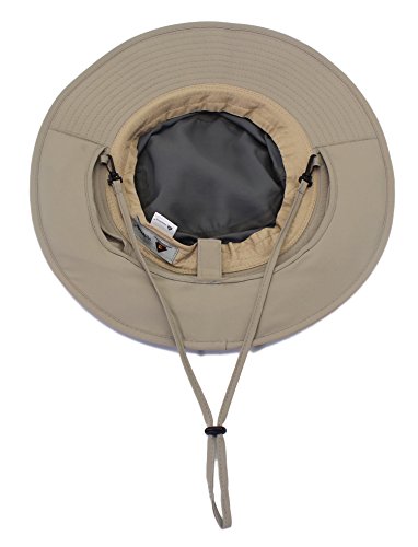 Image of Home Prefer UPF50 Mens Sun Hat with Neck Flap Quick Dry UV Protection Cap Womens Wide Brim Fishing Hat Neck Flap Beach Garden