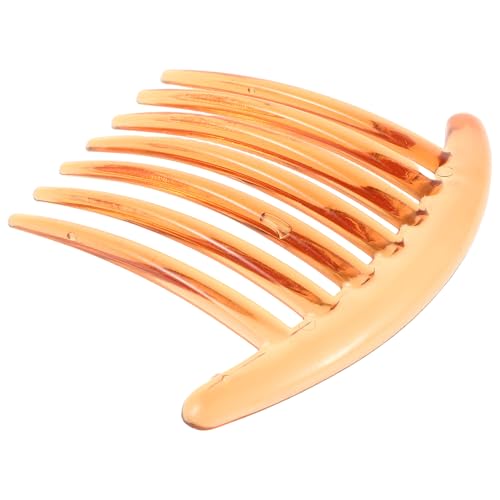 Healeved 2個 フレンチツイストヘアコーム 薄毛 厚毛対応滑らかコーム 軽量コンパクト携帯便利 髪飾りとして女性 女子の卒園式に