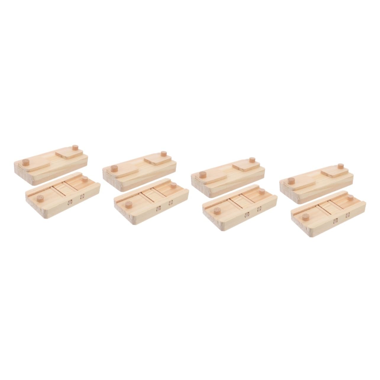 BESPORTBLE 8stücke Teiliges Holzspielzeug Für Hamster Futterversteck Und Beschäftigungsspiel Für Kleine Tiere Fördert Gesunde Und Spielaktivität Für Nagetiere Wie Hamster