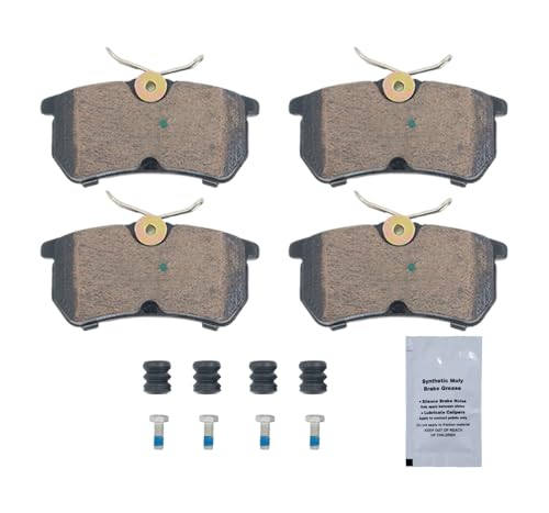Image of HUSCH D886 Rear Ceramic Brake Pads Kit Fit For Ford Focus 2001-2007 | Clean Wheels, Quiet, Short Braking Distance, Responsive Braking, Long Service Life, for Various Weather, Road Performance