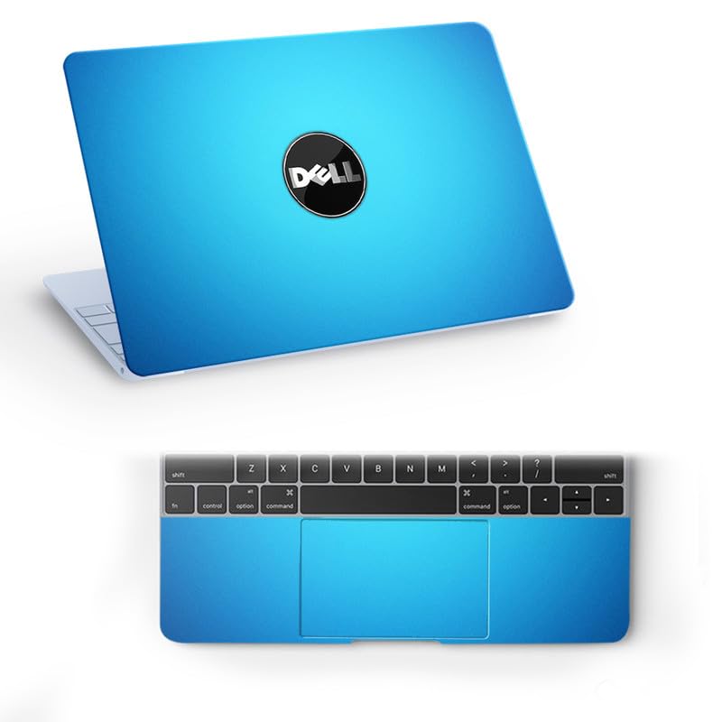 Image of Galaxsia DL748 Top+Wrist Pad Vinyl Laptop Skin /Sticker /Cover for 17 to 17.3 Inches Laptops Laminated-Removable-HD Quality Compatible for Dell (16.5x11 Inches)
