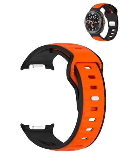 Image of Bands for Samsung Watch 8 Smartwatch,Sport quick-release Silicone Band for Samsung Watch 8,Soft Lightweight & Ventilated Comfort Replacement Smartwatch Strap,Adjustable Wristband