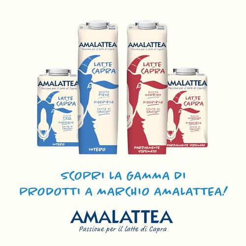 Granarolo, Latte di Capra Amalattea, 6 Confezioni di Latte Intero UHT da 500 ml, Dal Gusto Pieno, Ricca Fonte di Calcio - Immagine 5